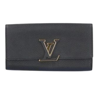 Louis Vuitton Pre-owned Wallets, female, Black, Size: ONE SIZE Pre-owned Long wallet (bi-fold)