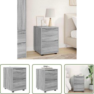 vidaXL Armadio grigio - Armadio Grigio Sonoma 40 x 48 x 57 cm Legno multistrato