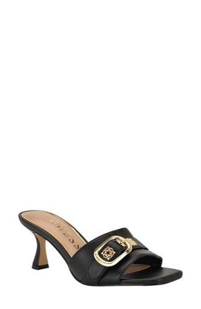 Guess Dittara Slide Sandal in Black at Nordstrom, Size 7.5