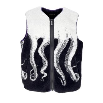 Octopus Jassen, Heren, Wit, M, Polyester, Sherpa Mouwloos Vest