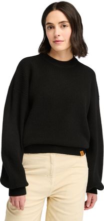 Timberland Womens Wool Blend Crew Jumper - Black - Size X-Large