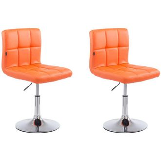 Clp Clp - Set De 2 Taburetes Lounger Palma V2 Naranja