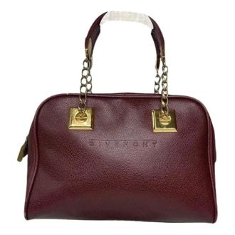 Givenchy Pre-owned Handbag - Dames - Pre-owned - Paars - Maat: ONE Size Leer