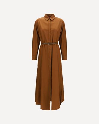 Max Mara Cotton Shirt Dress Female 40