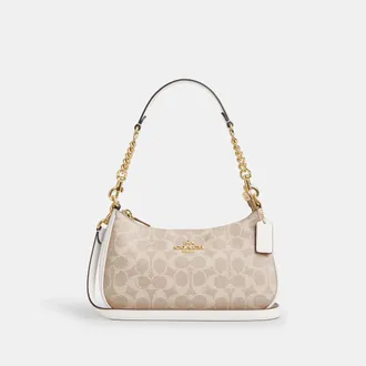 Coach Teri Shoulder Bag In Signature Canvas