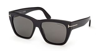 Tom Ford FT1343 FLYNN-02 Polarized 01D Womens Sunglasses Black Size 55
