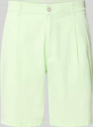 Brax Brax Relaxed Fit Bermuda aus Baumwoll-Mix Modell TINO in Neon Gruen, Gr&ouml;&szlig;e 33