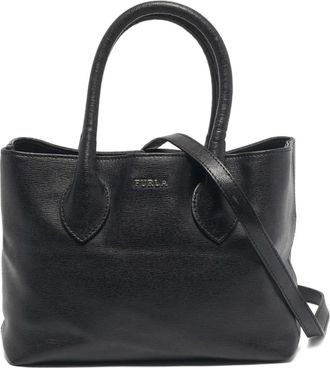 Furla Borsa tote in pelle con zip - Nero
