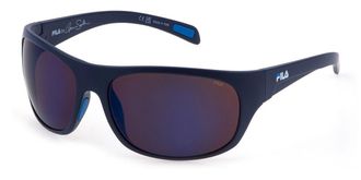 Fila SFI514 6QSB Mens Sunglasses Blue Size 64