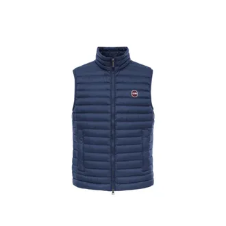 Colmar Vests, male, Blue, Size: 4XL Lightweight Down Jacket