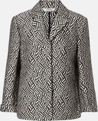 Max Mara Lira cotton-blend jacquard blazer