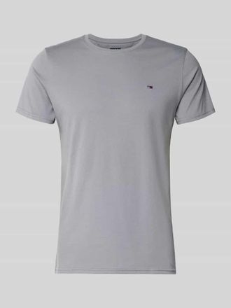 Tommy Jeans Regular Fit T-Shirt aus reiner Baumwolle in Mittelgrau, Gr&ouml;&szlig;e XXL