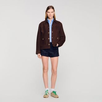 Sandro Suede jacket