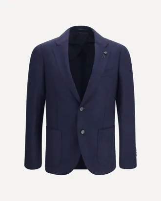 Lardini Single-breasted wool and cashmere Jacket Male 54