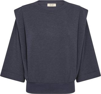 Mos Mosh MOS Mosh, Hoodies & sweatvesten, Dames, Blauw, S, MMGAbel Crew Neck Sweat