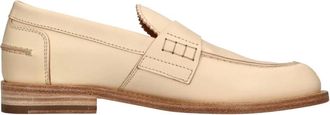 Buttero Platte schoenen Beige - Heren - Loafers - Beige - 43 EU - Leer - Schoenen