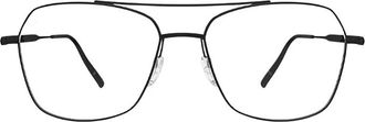 Silhouette Pure Visionary 4571 - unisex - Brillen - Zwart - 56 MM - Accessoires