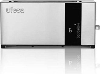 Ufesa Toaster - Ufesa - Plus Delux - Stainless Steel - 1050W - 1 Extra Large Slot