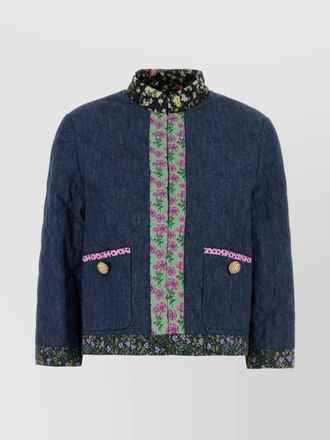Valentino Garavani chambray fitted blazer