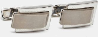 Dunhill Rectangle Two Tone Stainless Steel Cufflinks