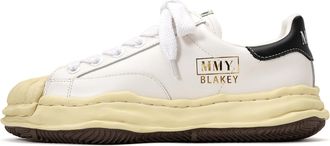 Miharayasuhiro BLAKEY VL OG Sole Leather Low-top Sneaker White A09FW731-WHT