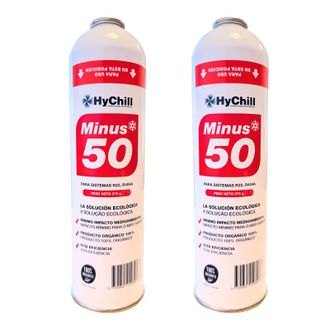 OEM Pack 2 Hychill Minus 50 375g Sustituto Org&aacute;nico R22 R404 R407c R502 Alta Eficiencia Para Fr&iacute;o Industrial Y Comercial