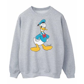 Disney Heren Klassiek Donald Duck Sweatshirt (Sportgrijs)