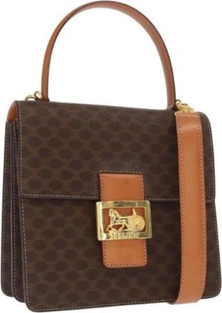 Celine Pre-owned Handbags, female, Brown, Size: ONE SIZE Pre-owned Vintage Handbag