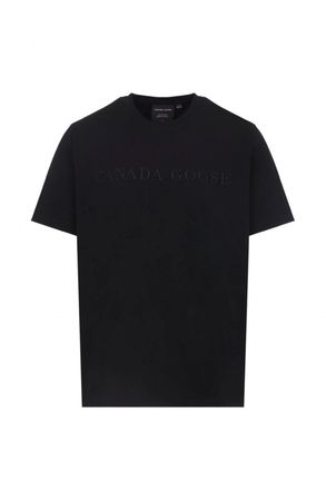 Canada Goose VANTAGE T SHIRT EMBROIDERY LOGO Size: XXL, colour: BLACK