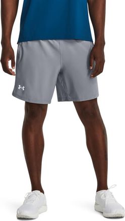 Under Armour Mens Launch 7 Shorts Grey XL