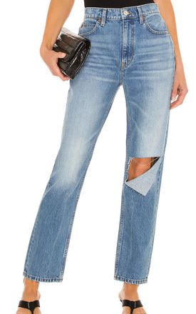 Re/Done Re/Done Daring Indigo Straight Leg Jeans Size 27/69