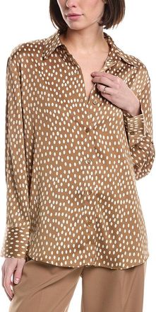 Kenneth Cole Oversized Button Front Shirt