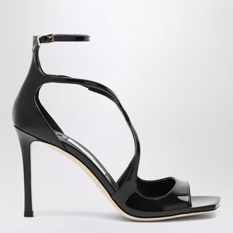 Jimmy Choo London Sandali Azia in pelle verniciata neri