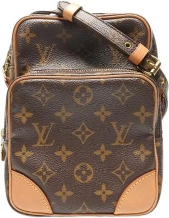 Louis Vuitton Pre-owned Cross Body Bags, female, Brown, Size: ONE SIZE Pre-owned Vintage Monogram Shoulder Bag