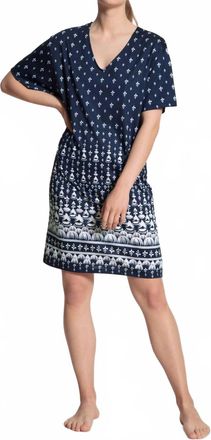 CALIDA Favourites Spring Lounge Dress In Blue