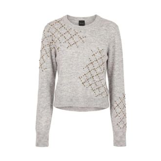 Pinko Pinko, Donna, Maglie, Grigio, S, new