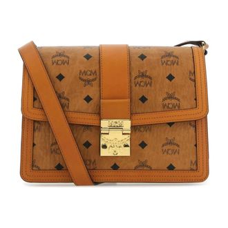 MCM Cross Body Bags, female, Brown, Size: ONE SIZE Stylish Tracy Crossbody Bag