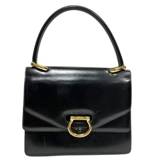 Celine Pre-owned Handbags, female, Black, Size: ONE SIZE Pre-owned Smooth Leather Handbag