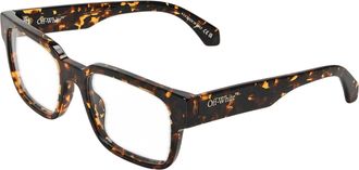 Off-white Off White Unisex zonnebril voor volwassenen, model 80, met print (Havana)
