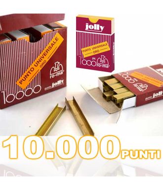 Trade Shop Trade Shop - Grapadora Master Grapas Puntas Oficina En Casa Jolly Gold Pcs. 10.000