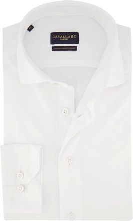 Cavallaro Heren, Overhemden, Wit, Maat: 2XL Jersey