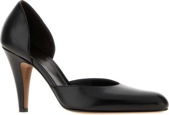 The Row Womens Ornella Dorsay Pump Black Leather