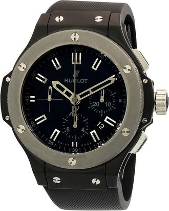 Hublot Black Dial Rubber Automatic Mens Watch 301.CK.1140.RX