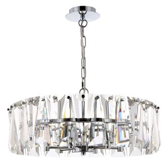 Maytoni Lampadario Maytoni Puntes Cristallo Cromo 6xe14 &Oslash;52