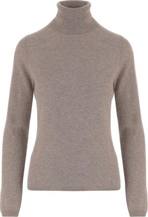 Allude Cashmere Trui - Dames - Cashmere truien - Beige - S - Wol - Truien & Vesten