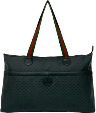 Gucci Pre-owned Tote Bags, female, Black, Size: ONE SIZE Pre-owned Vintage Tote Bag