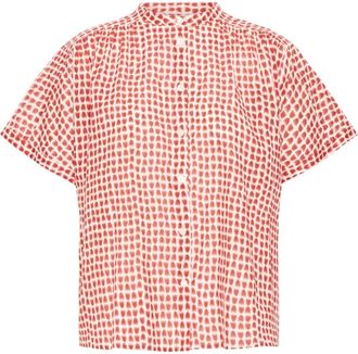 Ichi Shirt - Dames - Overhemden - Rood - M - Overhemden