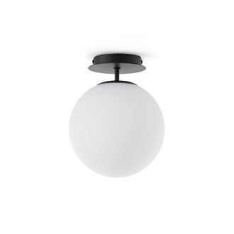 La Redoute Interieurs Plafondlamp of wandlamp, metaal en opaline glas, ATEA