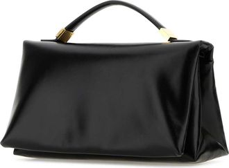 Marni Womens Prisma Top Handle Bag Black Calf