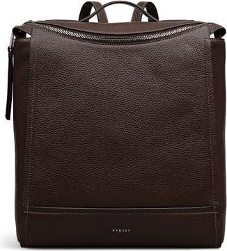 Radley London Oak Street Medium Ziptop Backpack in Dark Oak at Nordstrom